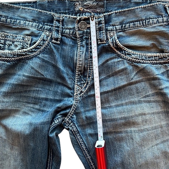 👖Silver Zac Relaxed Fit Straight Leg men’s denim pants 👖 - Picture 8 of 10